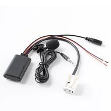 Bluetooth 5.0 módulo adaptador mp3 handsfree handsfree para volkswagen rcd210 rcd300 rcd310 rns300 rns310 mfd2 12 pinos plug