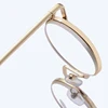 Japanese Classic Anti-blue Alloy Reading Glasses Women Round Anti-fatigue Presbyopic Glasses Blue Light Computer Grade Glasses 5