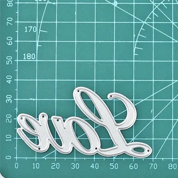 

InLoveArts Letter Love Metal Cutting Dies for Card Making Scrapbooking Dies Embossing Cuts Stencil Craft New 2019 Word Dies
