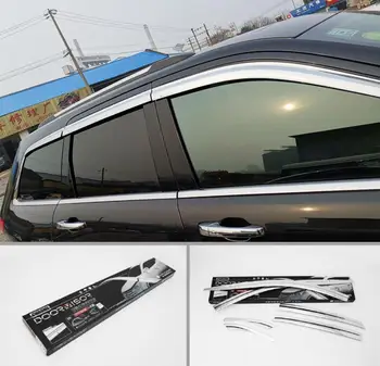 

ABS Chrome Window Visor Vent Shades Sun Rain Guard accessories for JEEP grand cherokee 2011-2019 compass commander car styling