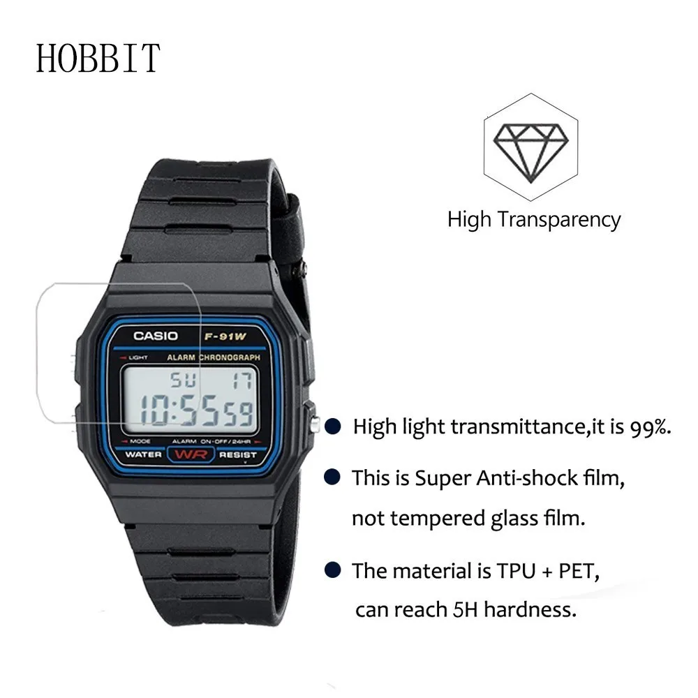 3 шт. нано Взрывозащищенная защитная пленка для экрана Casio Мужская классическая