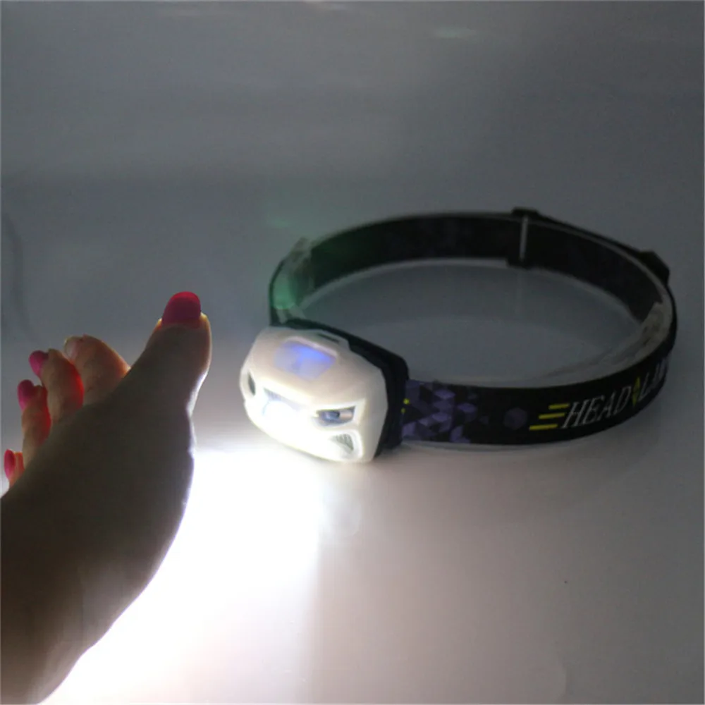 9000Lumen Induction led Headlamp Waterproof Mini Rechargeable Headlight Built in battery Camping Fishing lights Flashlight Torch