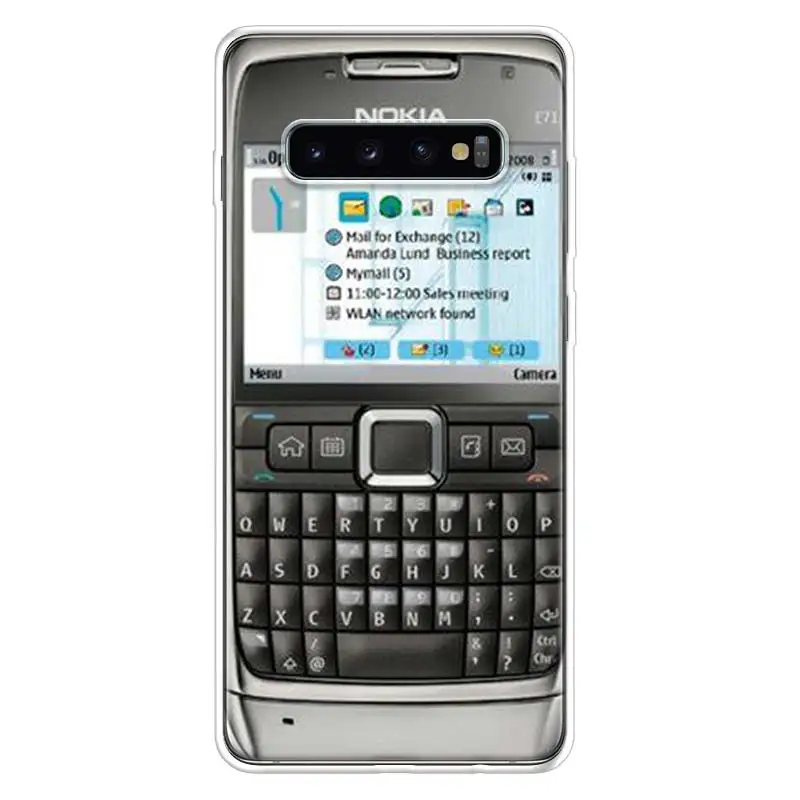 Retro mobile phone Phone Case For Samsung Galaxy S20 FE S21 Ultra S10 Lite S9 S8 Plus S7 Edge J4 J6 J8 Soft TPU Back Cover