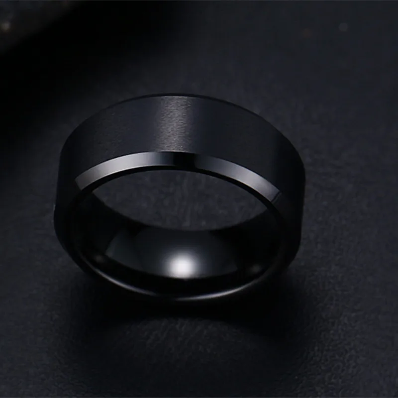 Stainless steel ring finger ring adjustable rings men women jewelry ring