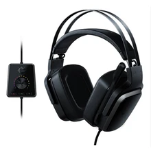 Оригинальная игровая гарнитура razer Tiamat 7,1 V2 с аналоговым цифровым объемным звуком с микрофоном 50 мм настраиваемые драйверы для наушников