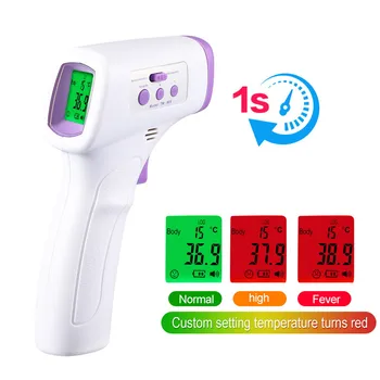 

Hot Sale Baby Thermometer Digital Body Non Contact Forehead Infrared Temperature Fever IR Measurement Tool For Baby Adult
