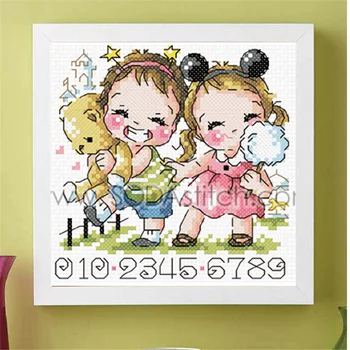 

Cross Stitch Set Chinese Cross-stitch Kit Embroidery Needlework Craft Packages Cotton Fabric Floss New Designs EmbroideryG4144