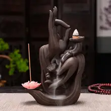 Традиционная ручная курильница для благовоний, горелка Wierook, керамическая подставка для ароматических палочек буддийского храма, курильница