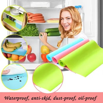 

Reusable Shelf Liner Contact Paper Cabinet Mat Drawer Mat Moisture-Proof Waterproof Non-Slip Refrigerator Tableware Pad #Y5