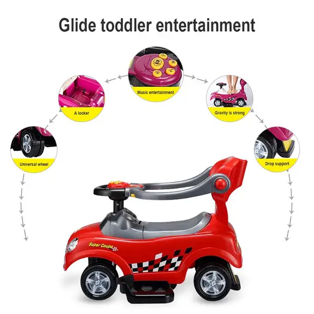 Children'S Walker Multifunctional Baby Stroller Scooter Walker Kids'S Ride-On Toys Tricycles For Children Baby Bike 1 To 3 Years 2