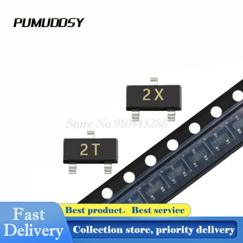 

100PCS/Lot MMBT4401 4401 2X 600mA 40V SOT-23 NPN SMD Transistor Triode MMBT4401LT1G SOT23