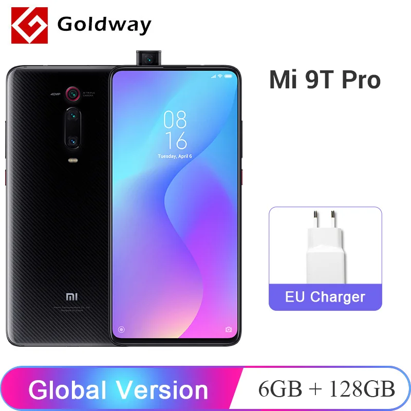 Глобальная версия Xiaomi mi 9T Pro(Red mi K20 Pro), 6 ГБ ОЗУ, 128 Гб ПЗУ, мобильный телефон, Восьмиядерный процессор Snapdragon 855, камера 48 МП