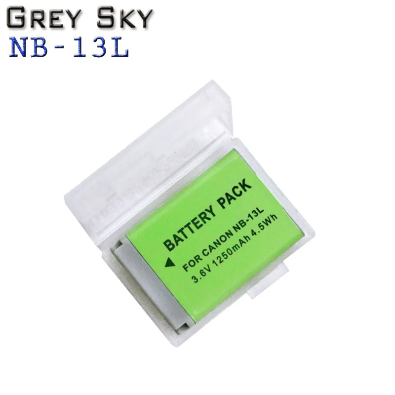 1 battery NB-13L Аккумулятор для камеры Canon G5X, G5X Mark II, G7X, G7X Mark II, G9X, G9X Mark II, SX620HS, SX720HS, SX730HS - Цвет: 1 battery