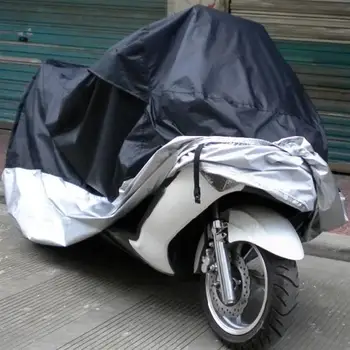 

1Pc Motorcycle Cover Dustproof Outdoor UV Protector Scooter All Season Dustproof Cover Portable Bicycles Cover Scooter Shelter