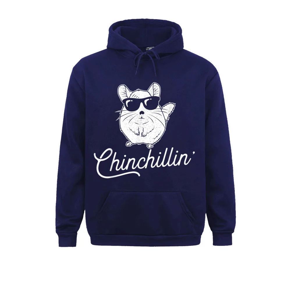 Fashion Women Sweatshirts Long Sleeve Chinchillin - Funny Chinchilla Lovers T-Shirt__350 Hoodies Leisure Clothes Chinchillin - Funny Chinchilla Lovers T-Shirt__350navy