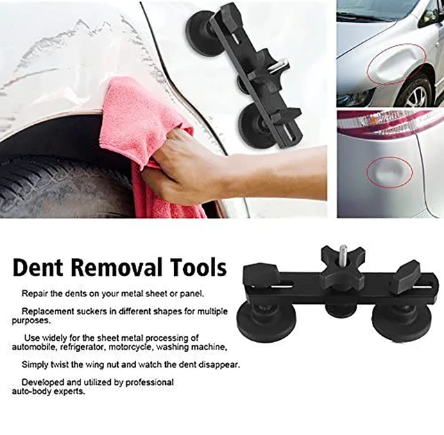 Paintless Dent Repair Tool Auto Body Dent Puller Bridge, Glue Puller Tab  for Car Dent Removal Door Dings Hail Damage Repair, Minor Dent Removal Glue