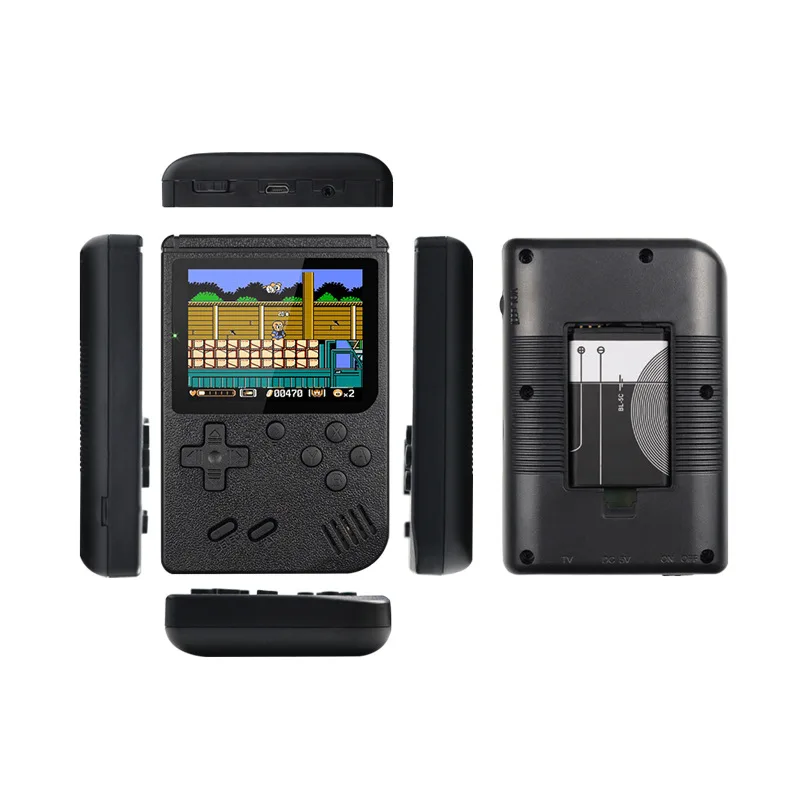 Retro Console Double Handheld Game Player Battery 3.0 Inch LCD Built-in 400 Video Games Gift for Kids Classic Videoconsolas