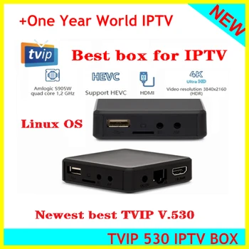 

Newest TVIP530 TVIP 530 Box 1GB 8GB Amlogic S905W Quad Core TV Box TVIP S-Box V.530 3840x2160 4K Youtube Work on Linux TVIP V530