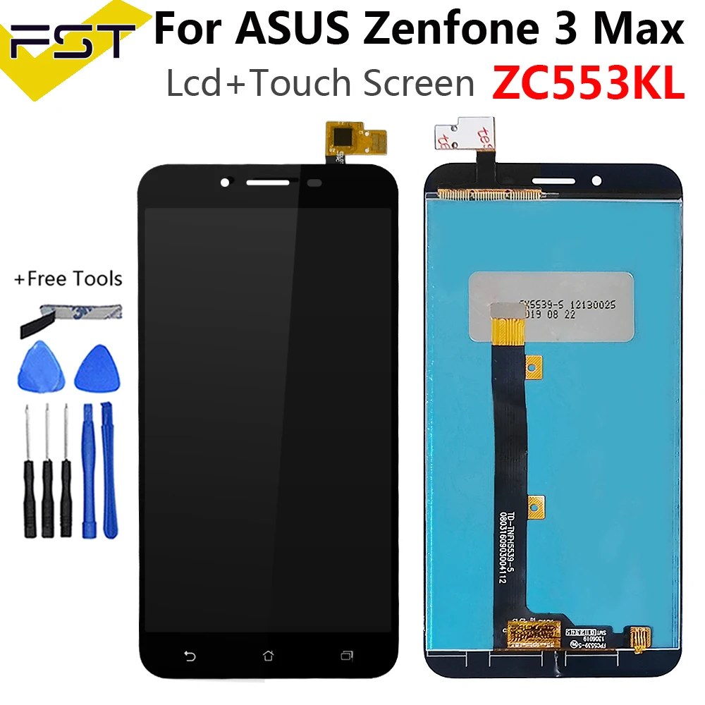 ЖК-дисплей для Asus Zenfone 3 Max ZC553KL X00DD панель сенсорного экрана в сборе с рамкой X00DA |