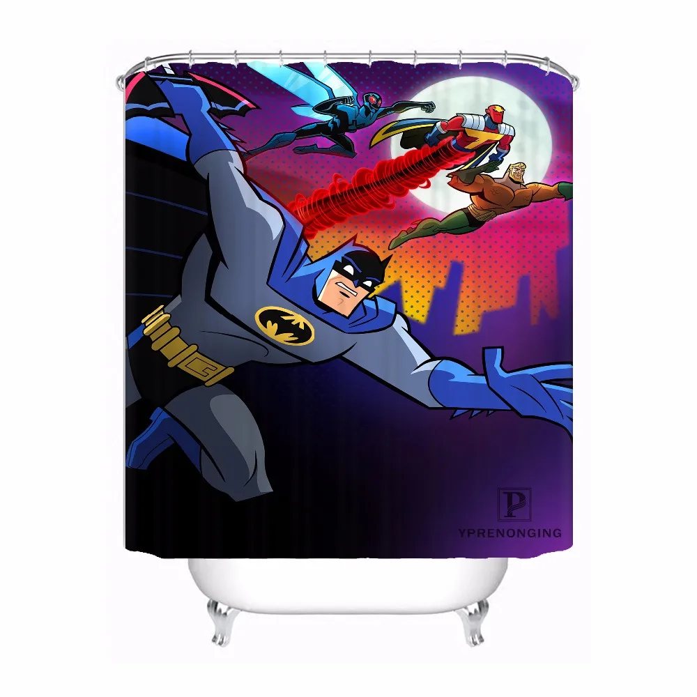 Custom Superhero Batman Waterproof Shower Curtain Home Bath Bathroom s Hooks Polyester Fabric Multi Sizes180509-44 | Дом и сад