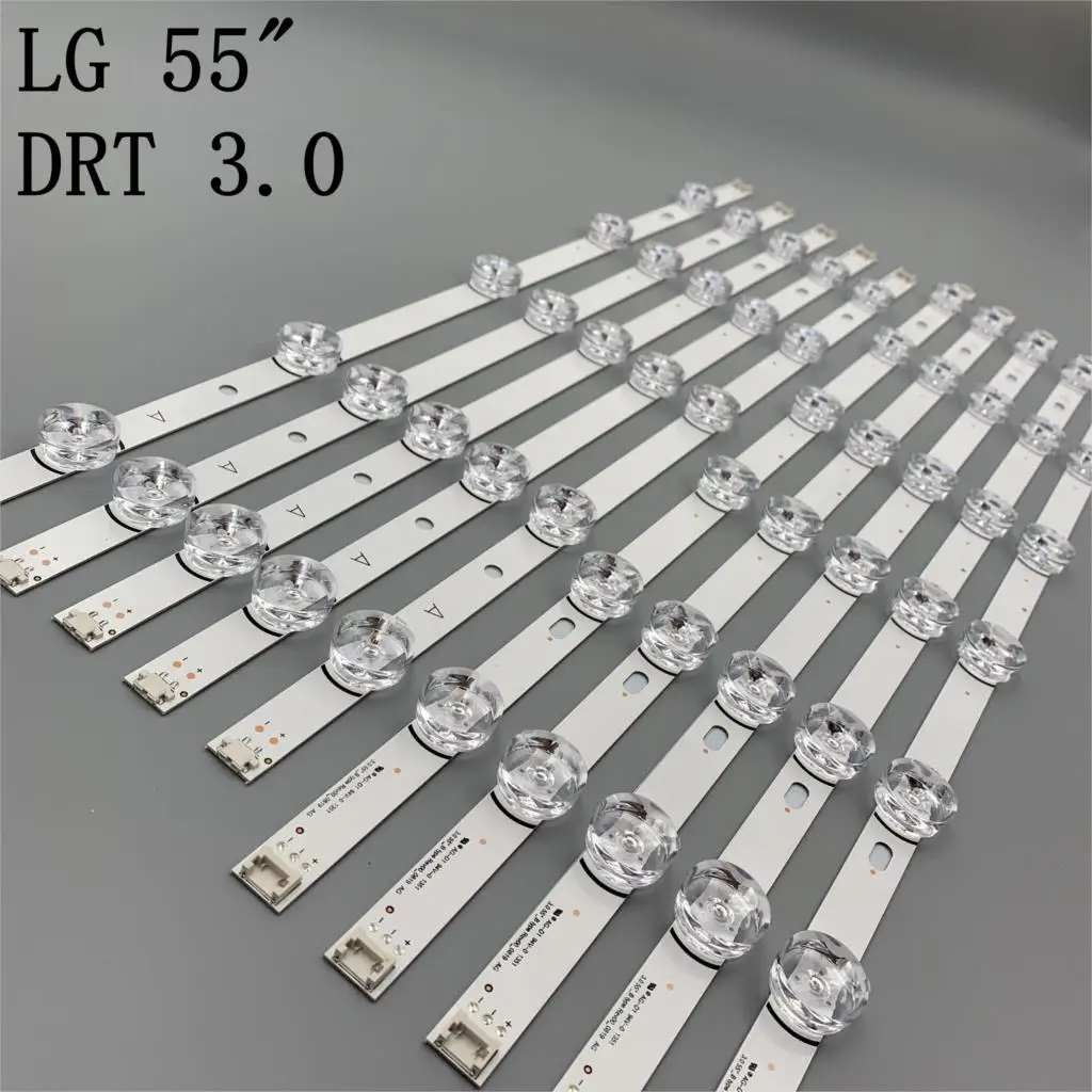 10PCS 1155mm LED Backlight Lamp strip 11leds For LG 55 inch TV Innotek DRT 3.0 55LB561V LG55LF5950 L