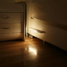 На батарейках под шкаф светильник s инфракрасный датчик движения светильник PIR индукционный светодиодный светильник для лестничных шкафов прихожих