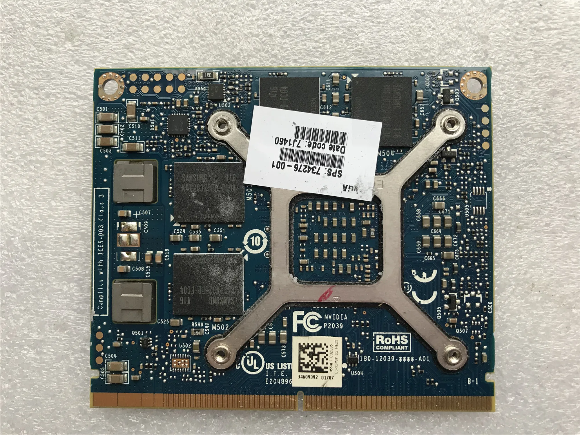 Original K1100M K 1100M Video Graphic Card N15P-Q1
