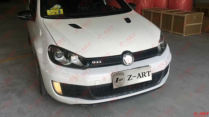 Z-ART капот двигателя из углеродного волокна для Golf 6 GTi 2008-2013 капот двигателя из углеродного волокна для Golf 6 R20 крышка двигателя из углеродного волокна