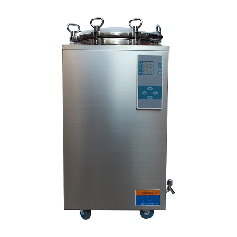 50L Vertical Pressure Steam Sterilizer LED Display Automation D3ntal Sterilization Equipment Medical Autoclave LS-50LD