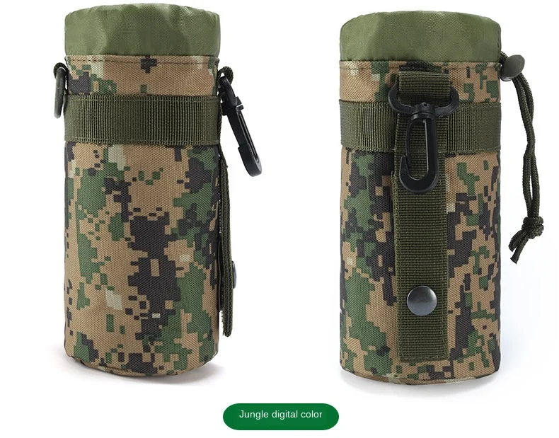 Многофункциональная сумка для бутылки воды на открытом воздухе, тактическая сумка для чайника, сумка на плечо для армейских фанатов, альпинизма, кемпинга, походов