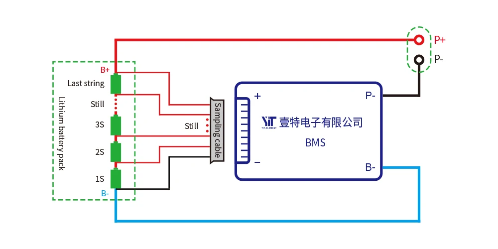 6S 24V литиевая батарея 3,7 V плата защиты питания защита от температуры функция выравнивания защита от перегрузки BMS PCB