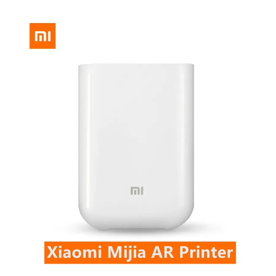 

Xiaomi mijia Mini Photo Printer 300dpi Portable Photo Mini Pocket DIY Share 500mAh picture AR pocket printer With Print Paper