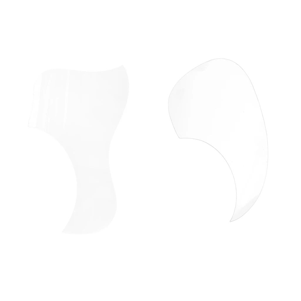 Transparent Acoustic Guitar Pickguard Self-adhesive Pick Guard Scratch Plate 162x105x1mm