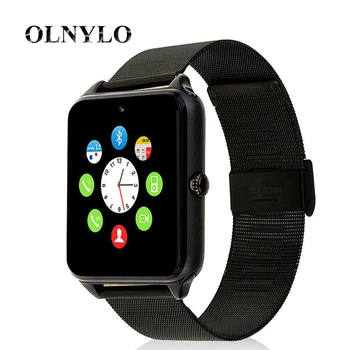 

New GT08/Z60 Smart Watch 2020 Plus Metal Strap Bluetooth Wrist Smartwatch Support Sim TF Card Fitness Tracker For Android IOS