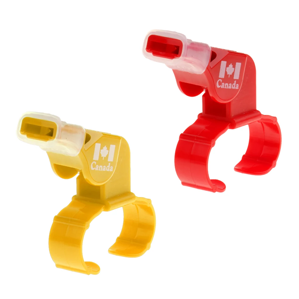 

2Pcs Plastic Derby Skate/Football/ Outdoor Sport Referee Finger Grip Whistle