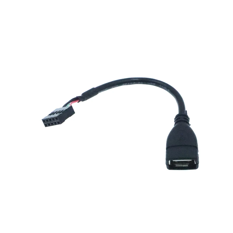Internal USB 2.0 to 9-pin Female DuPont Adapter Cable for Computer Desktop Description Image.This Product Can Be Found With The Tag Names Computer Cables Connecting, Computer Peripherals, Motherboard internal, PC Hardware Cables Adapters