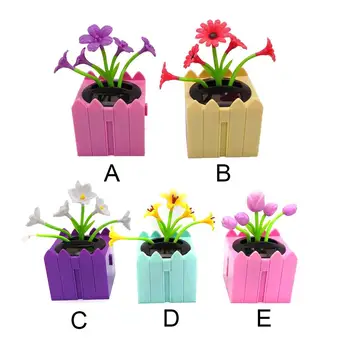 

New Fashion Solar Powered Dancing Flower Swinging Animated Bobble Dancer Toy Car Decor Kids Toys Gift Car Styling Auto Accessory