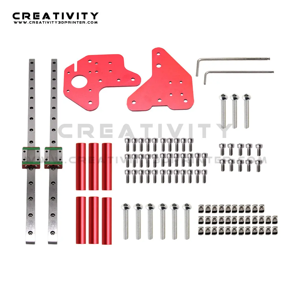1 компл. Ender3 двойная линейная оси Z-Axis MGN12C Флейта с фиксирующей пластиной