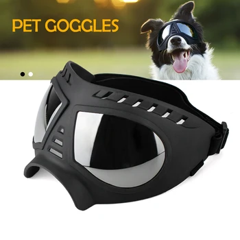 

Portable Pet UV Protection Goggles Sunglasses Waterproof Snow-proof Soft Frame Eye Goggles Photo Props Comfortable Pet Supplies