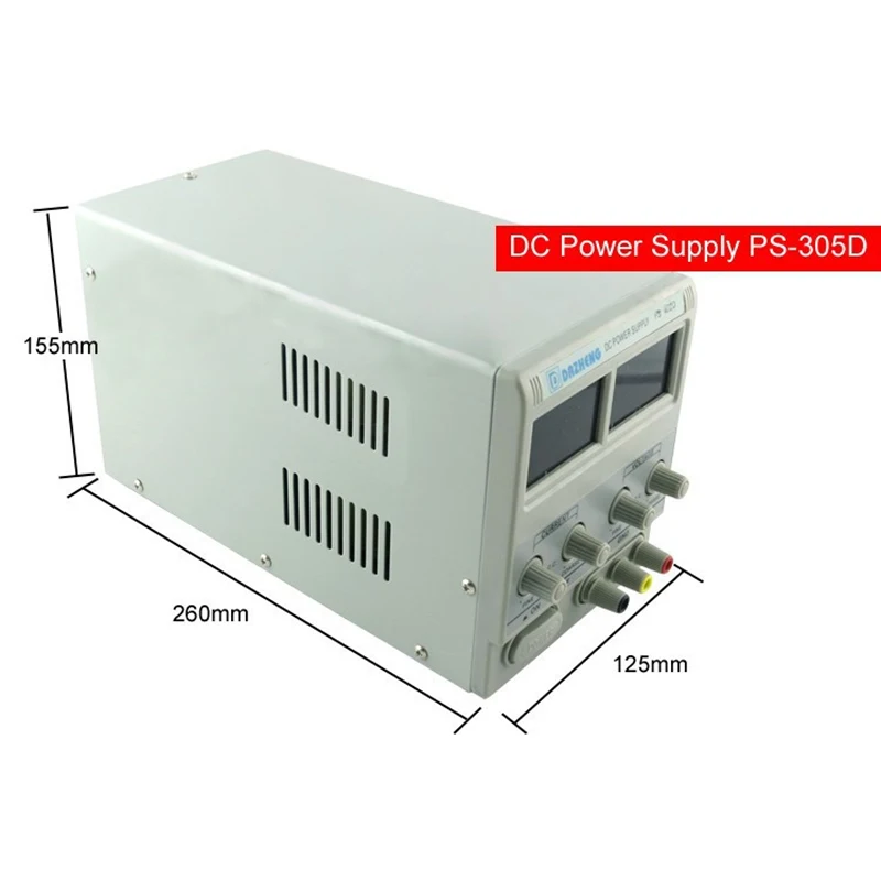 

DAZHENG 30V 5A Variable DC Power Supply Digital Display PS-305D 110V/ 220V