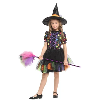 

Witch Dress With Hat Cosplay Costume Halloween Party Children Material Item Type Source Characters Magic Little Pitch Dress Rain