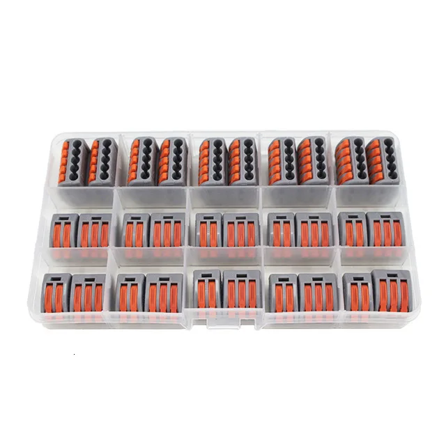 30box A Цзиня 30 шт./кор. 412 413 415 Универсальный Компактный проводов разъем клеммные колодки наконечники для провода соединитель AWG 28-12 - Цвет: 30box A