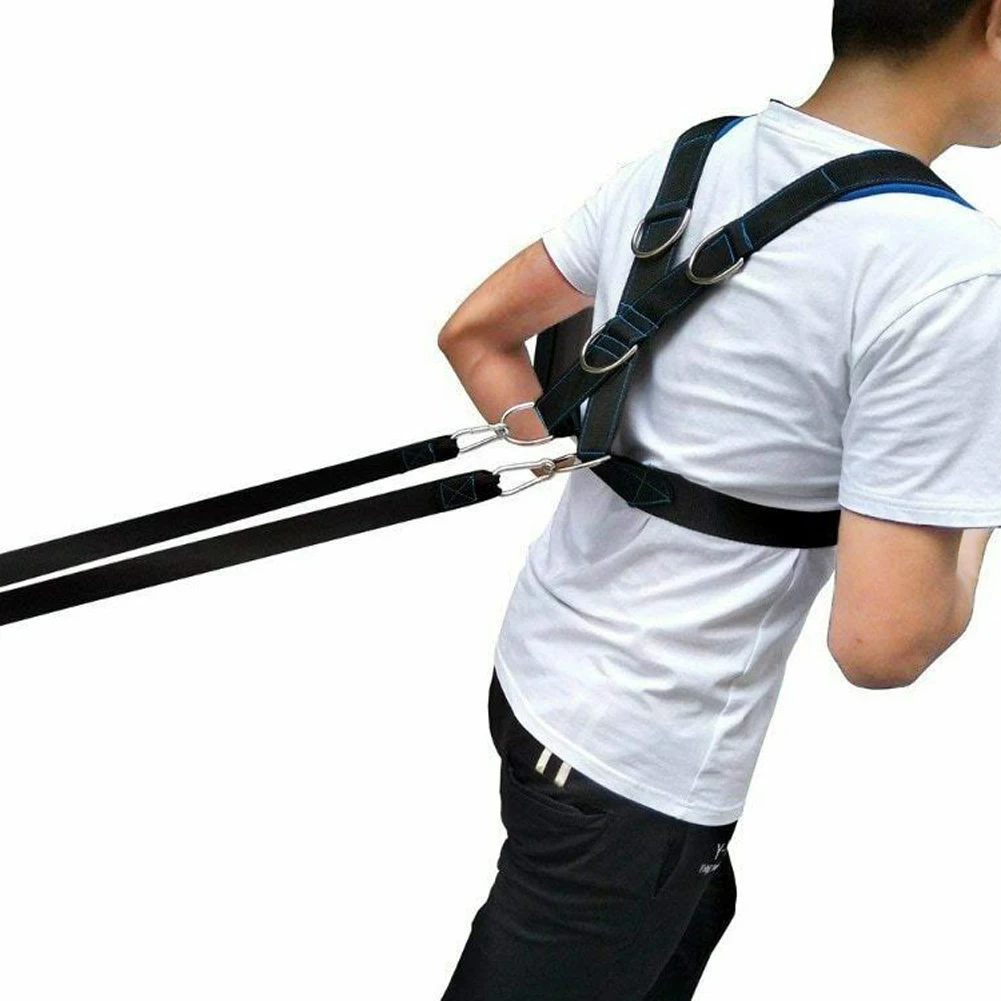 Home Gym Fitness Body Trainer Sled Harness Vest Speed Running Strength Strong Exercise Equipment |