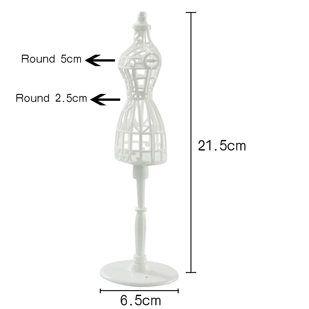 10pcs Transparent Stand Support for 11.5/" Dolls 1//6 Prop Up Model Display Holder