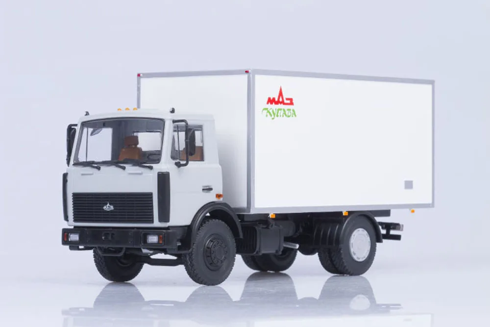 

New EAC URAL LAUTOHISTORY 1 43 MAZ 5337 ISOTHERMIC VAN KI 5436 KUPAVA Diecast model for collection gift
