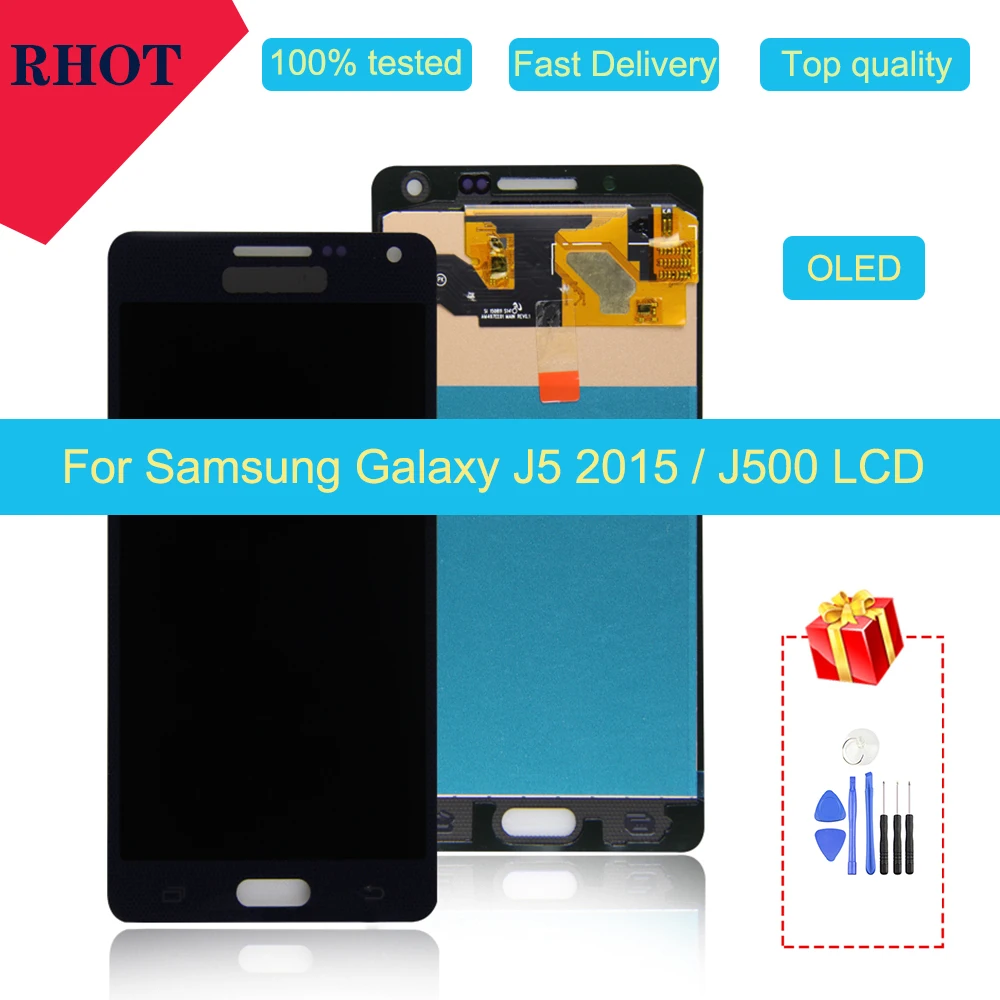 

5.0" OLED J500 LCD screen for Samsung Galaxy J5 2015 J500 J500F J500FN J500M J500H LCD display touch screen digitizer assembly