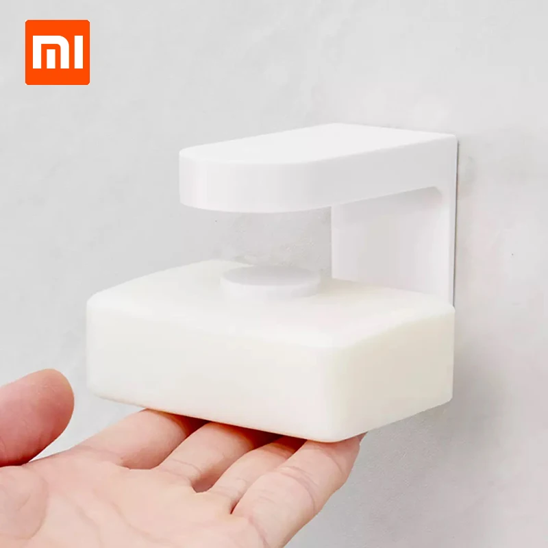 Xiaomi HL Магнитная мыльница загружаемый 3 кг подойдет к любому образу и стен импорт контакте с клейкой лентой 3M минималистский дизайн для дома - Цвет: White