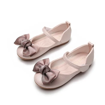 

NEW Children's shoes 3 colors school shoes Kids PU Leather Princess Shoes Girls Party Bow girls party shoes girls dress shoes