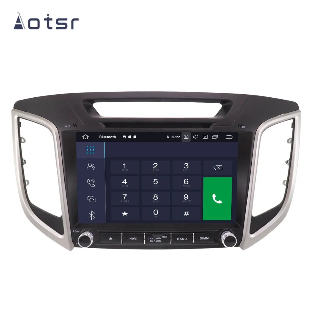 Top DSP Android 9.1 Car GPS Navigation CD DVD Player For Hyundai ix25 2014+ Auto Stereo Radio Multimedia player Head Unit recorder 9