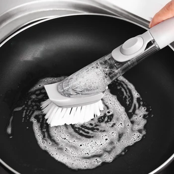 

kitchen tools magic cleaning brush Multifunctional non-injuring hand-push type dish cleaning brush cleaning supplies
